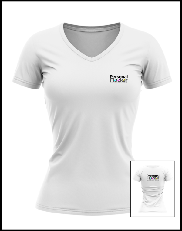 T-SHIRT FEMME COL V