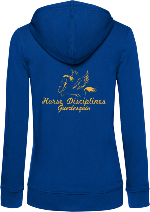 Sweat zippé femme Bleu royal- HORSE DISCIPLINES – Image 2