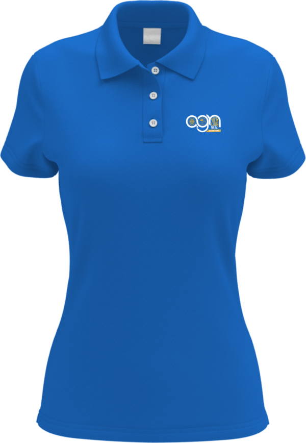 AGN - Polo Femme bleu