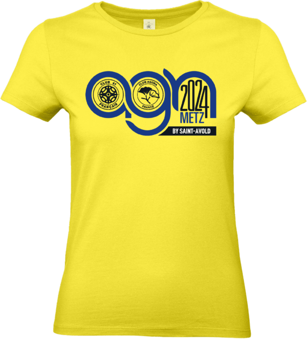 T-shirt Femme jaune - AGN