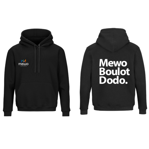 SWEAT à capuche "Mewo, Boulot, Dodo" - MEWO