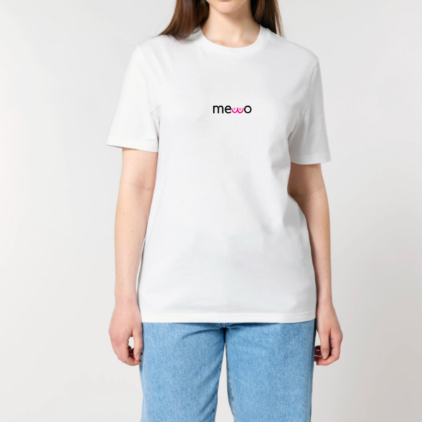 *TEESHIRT MIXTE BLANC "Octobre rose" - MEWO