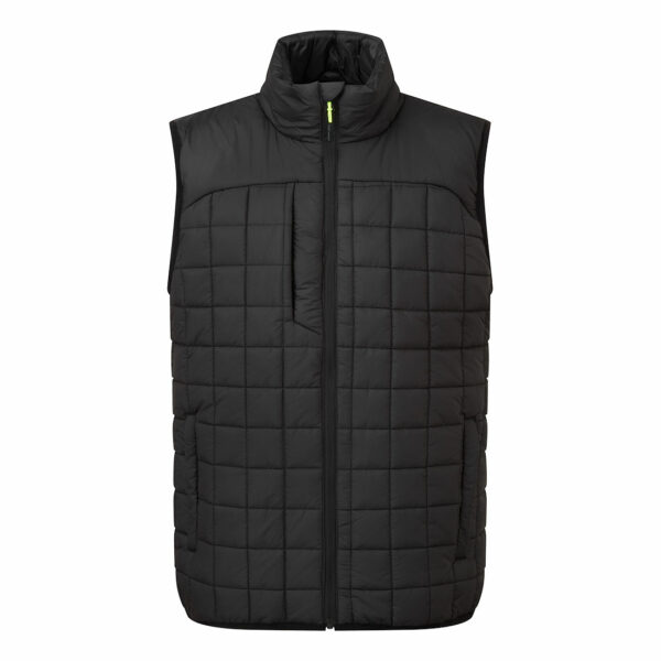 BODYWARMER À CHICANES CARRÉES PW3