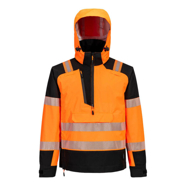 VESTE IMPERMÉABLE À CAPUCHE HAUTE VISIBILITÉ PW3 (3L)